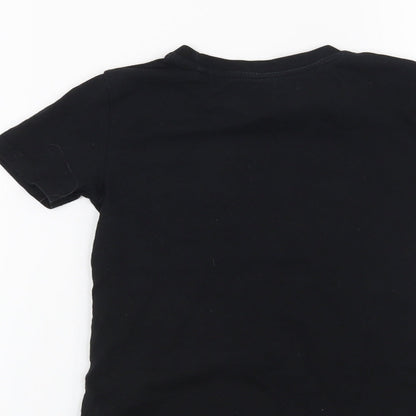 River Island Boys Black   Basic T-Shirt Size 3-4 Years  - London New York