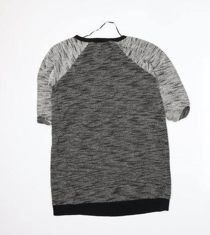 Pull&Bear Womens Black   Tunic Jumper Size S
