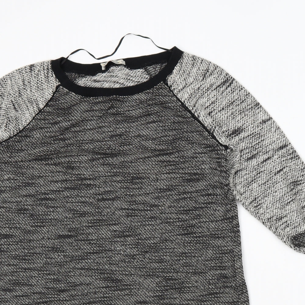 Pull&Bear Womens Black   Tunic Jumper Size S