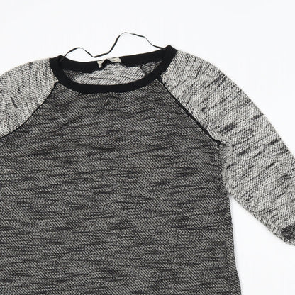 Pull&Bear Womens Black   Tunic Jumper Size S