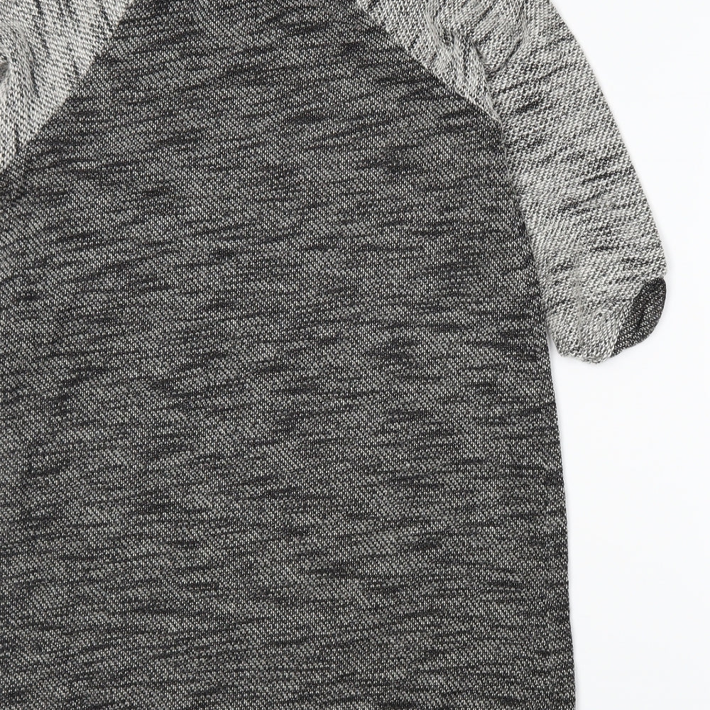 Pull&Bear Womens Black   Tunic Jumper Size S