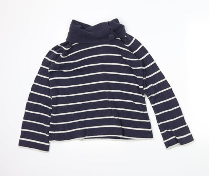 Garfield & Marks Womens Blue Striped  Pullover Jumper Size 14