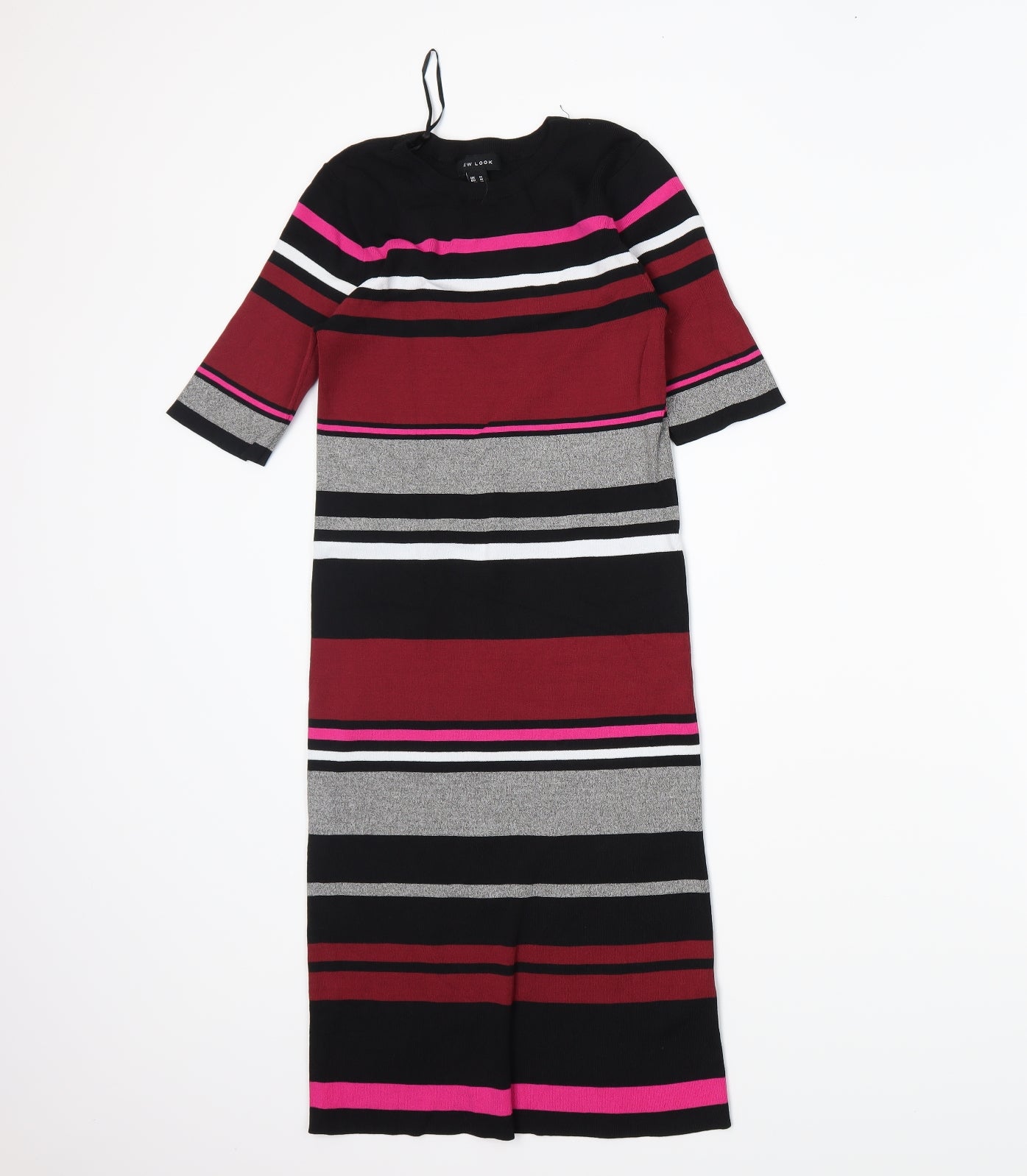 newlook Womens Black Striped  Jumper Dress  Size M