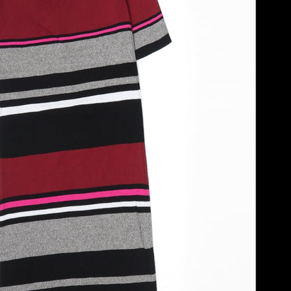 newlook Womens Black Striped  Jumper Dress  Size M