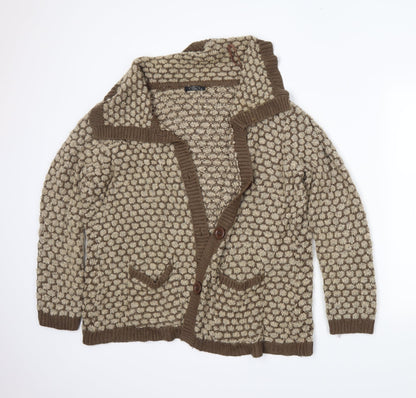 BM Womens Brown   Cardigan Jumper Size XL