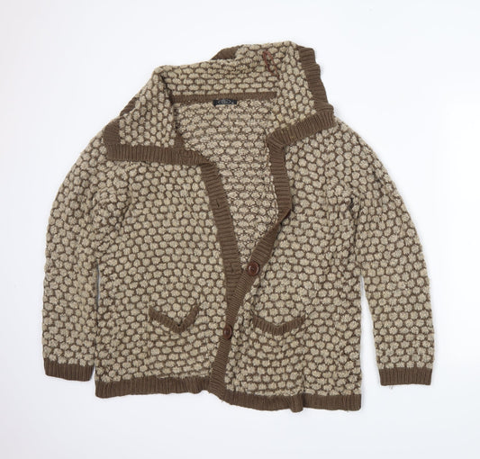 BM Womens Brown   Cardigan Jumper Size XL