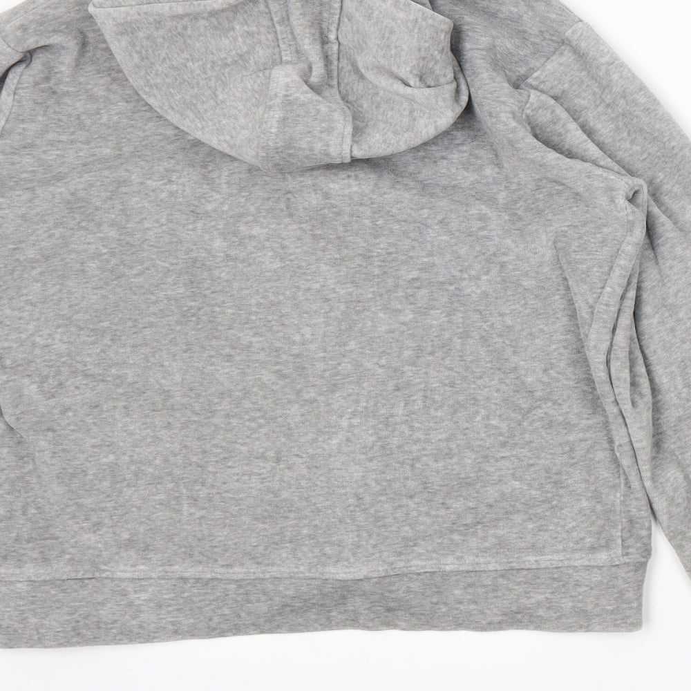 edge Girls Grey   Full Zip Hoodie Size 11-12 Years