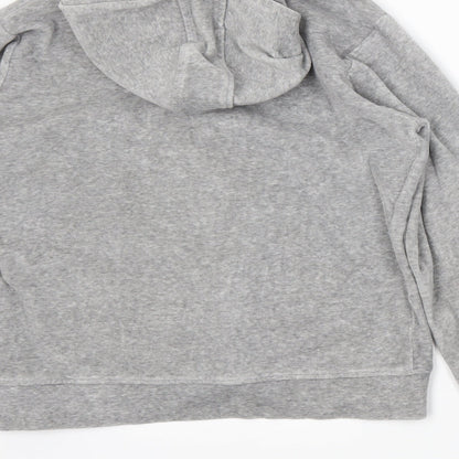 edge Girls Grey   Full Zip Hoodie Size 11-12 Years
