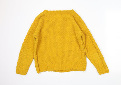 Primark Womens Yellow   Pullover Jumper Size XS