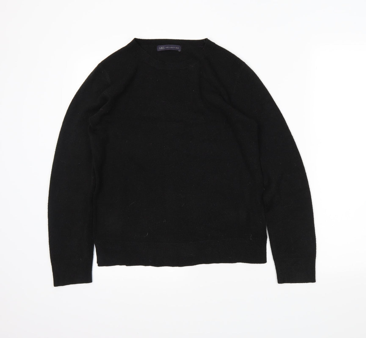 Marks & Spencer Womens Black   Tunic Jumper Size 8