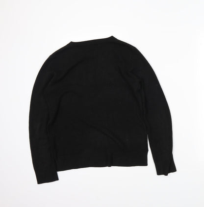 Marks & Spencer Womens Black   Tunic Jumper Size 8