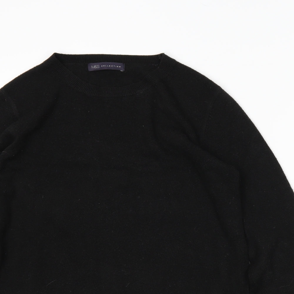 Marks & Spencer Womens Black   Tunic Jumper Size 8