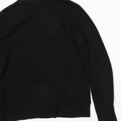 Marks & Spencer Womens Black   Tunic Jumper Size 8