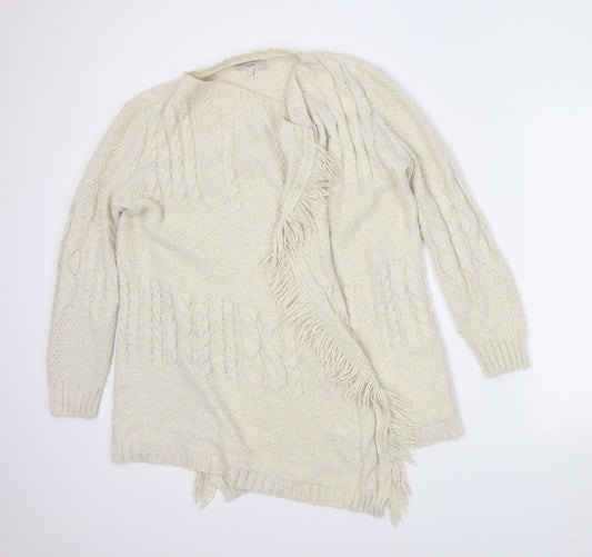 NEXT Womens Beige   Wrap Jumper Size M