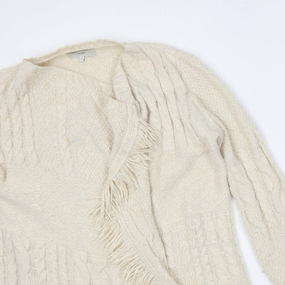 Next Womens Beige   Wrap Jumper Size M