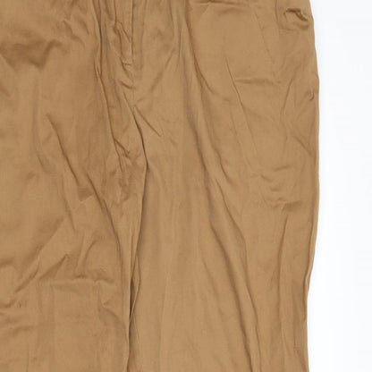 Womens UK Size 14 Dorothy Perkins Regular Fit  Brown Trousers