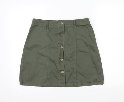 Papaya Womens Green   Straight & Pencil Skirt Size 12