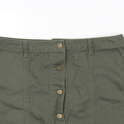 Papaya Womens Green   Straight & Pencil Skirt Size 12