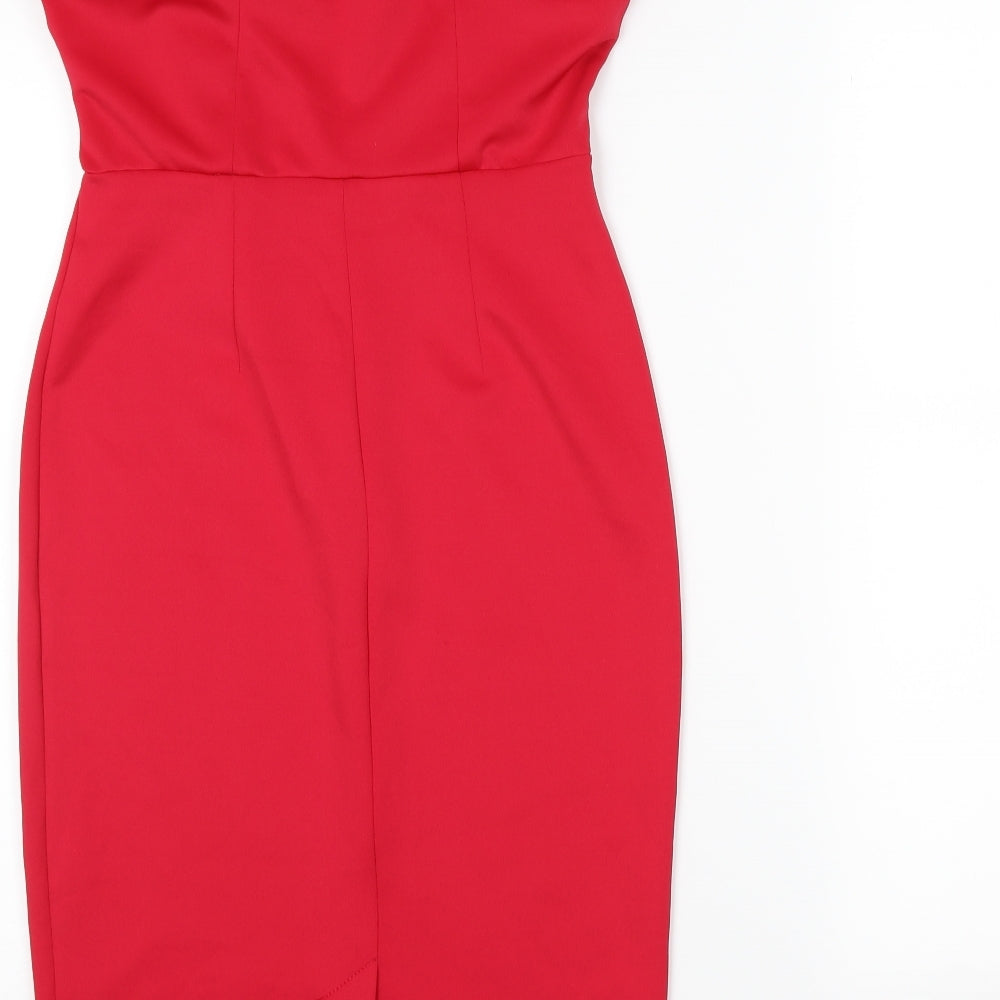Dorothy Perkins Womens Red   Bodycon  Size 6