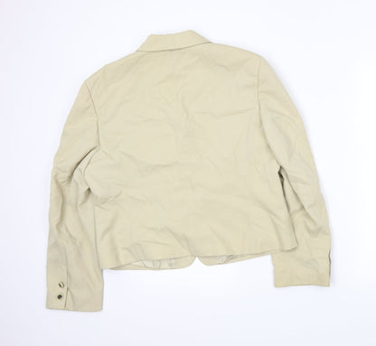 Yarell Womens Beige   Jacket Blazer Size 16