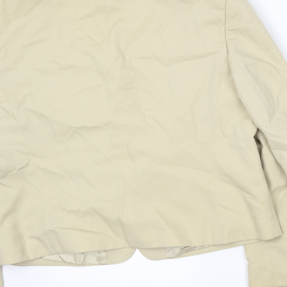 Yarell Womens Beige   Jacket Blazer Size 16