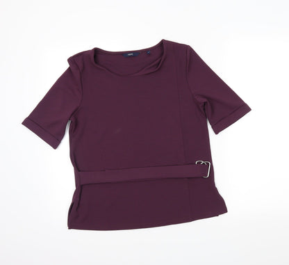 Womens UK Size 10 NEXT Purple Basic Blouse