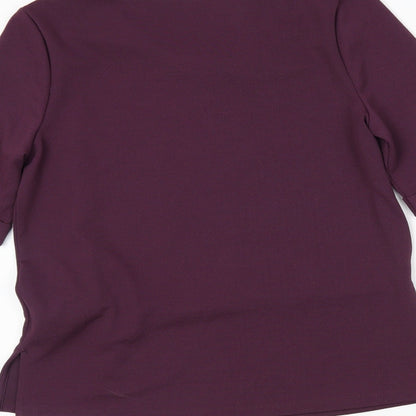 Womens UK Size 10 NEXT Purple Basic Blouse
