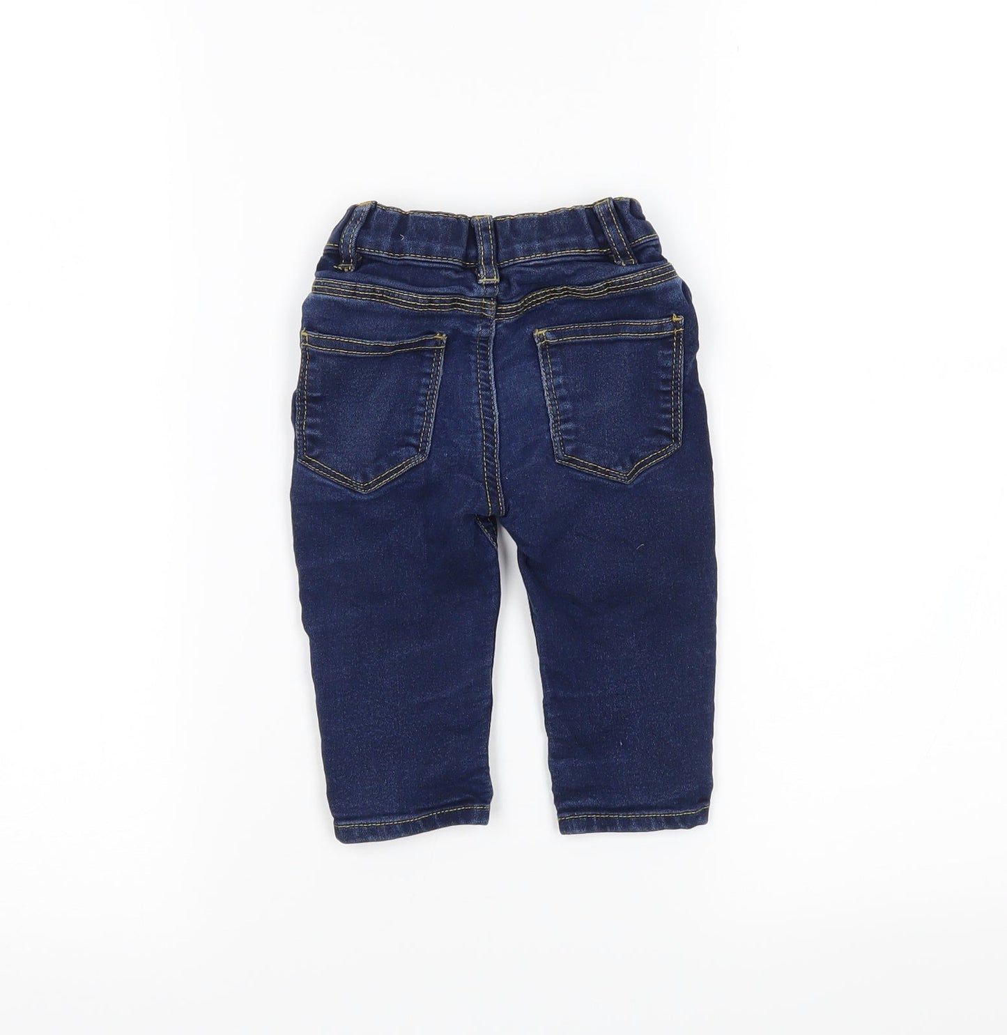 jpreworn Baby Blue  Denim Cargo Jeans Size 9-12 Months