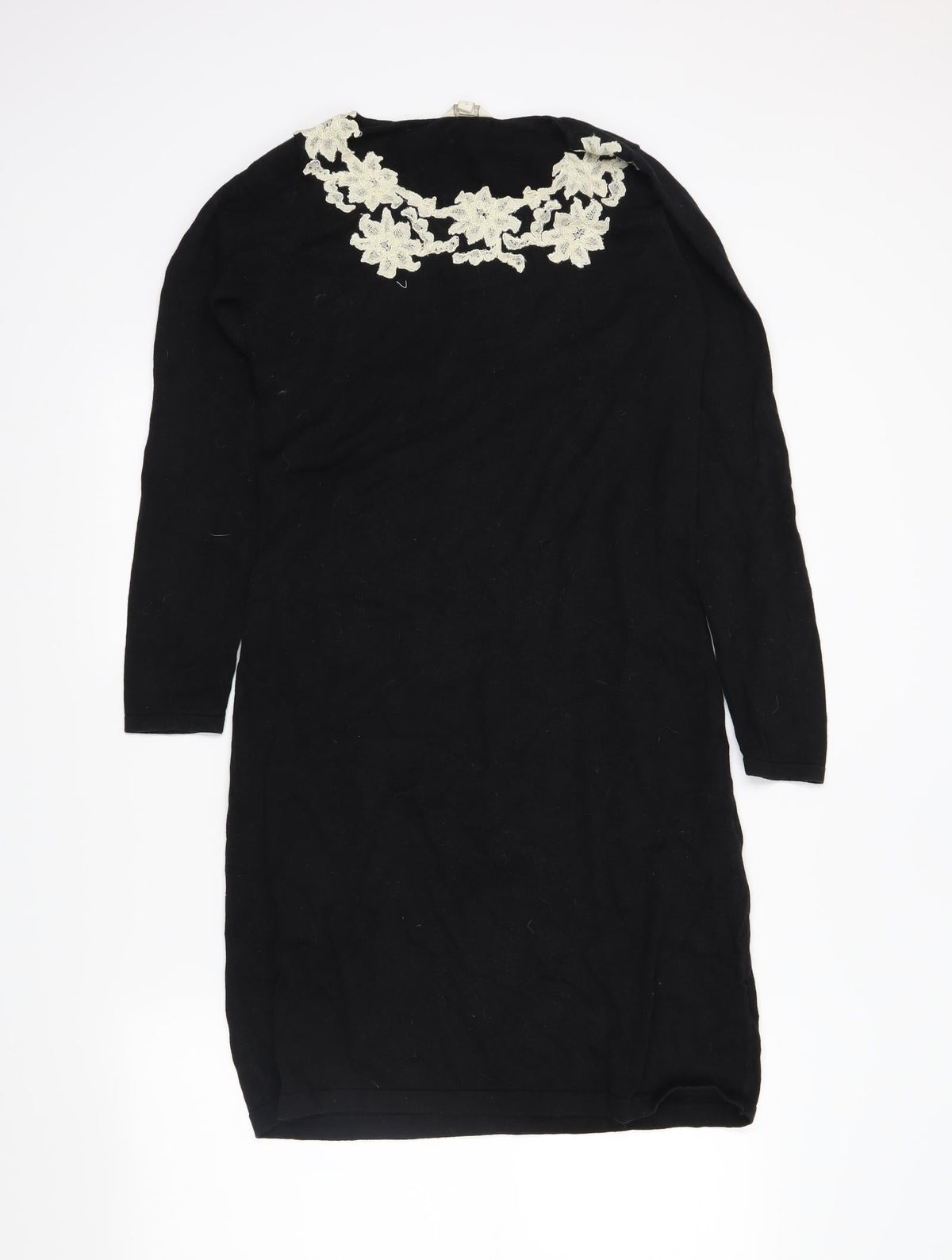 minsoon Womens Black   Tunic Jumper Size S