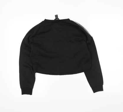 newlook Girls Black Camouflage  Pullover Sweatshirt Size 10-11 Years