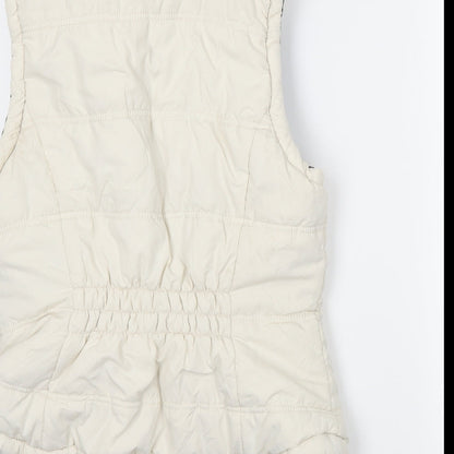 George Womens Ivory   Gilet Coat Size 12  - Reversible