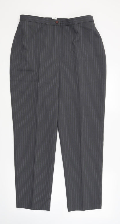 Womens UK Size 16 Slimma Regular Fit  Grey Trousers
