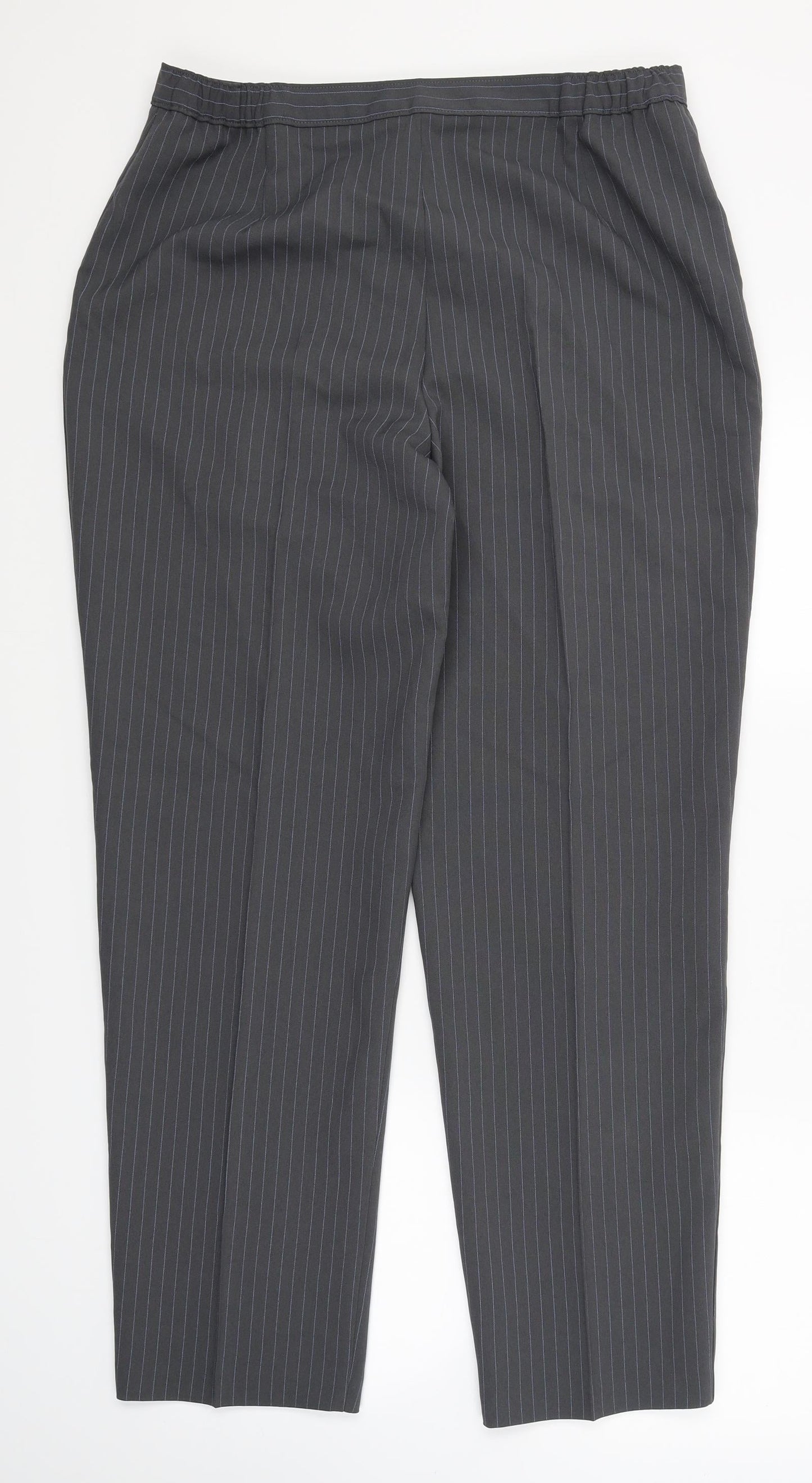 Womens UK Size 16 Slimma Regular Fit  Grey Trousers