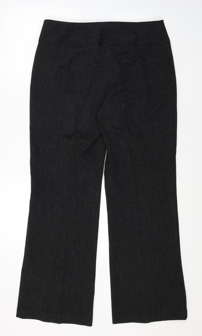 Womens UK Size 12 Marks and Spencer Regular Fit  Grey Trousers