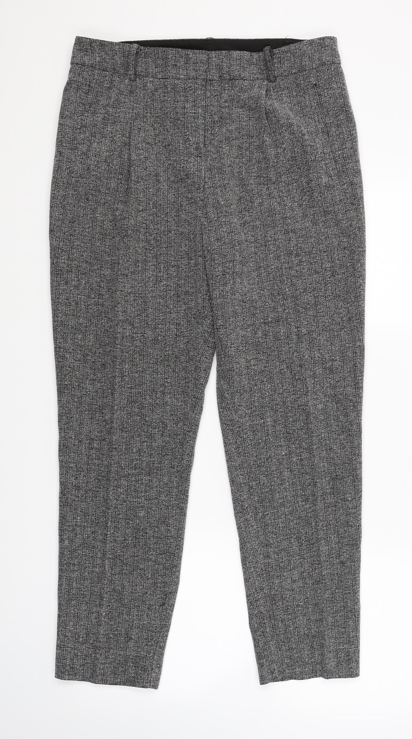TU Womens Grey   Trousers  Size 12 L28 in