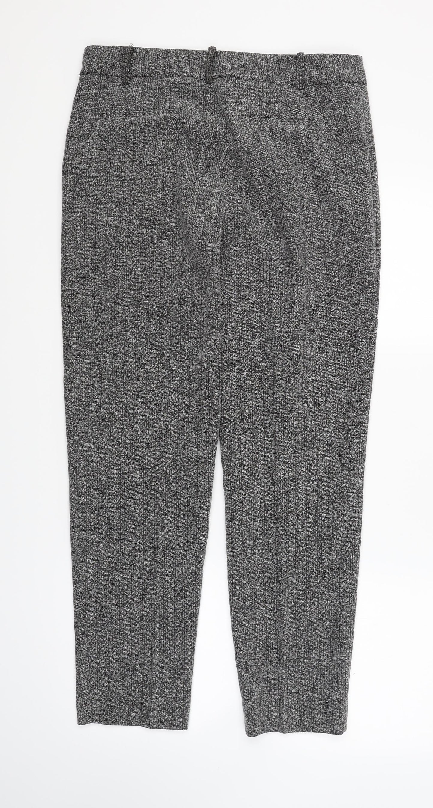 TU Womens Grey   Trousers  Size 12 L28 in