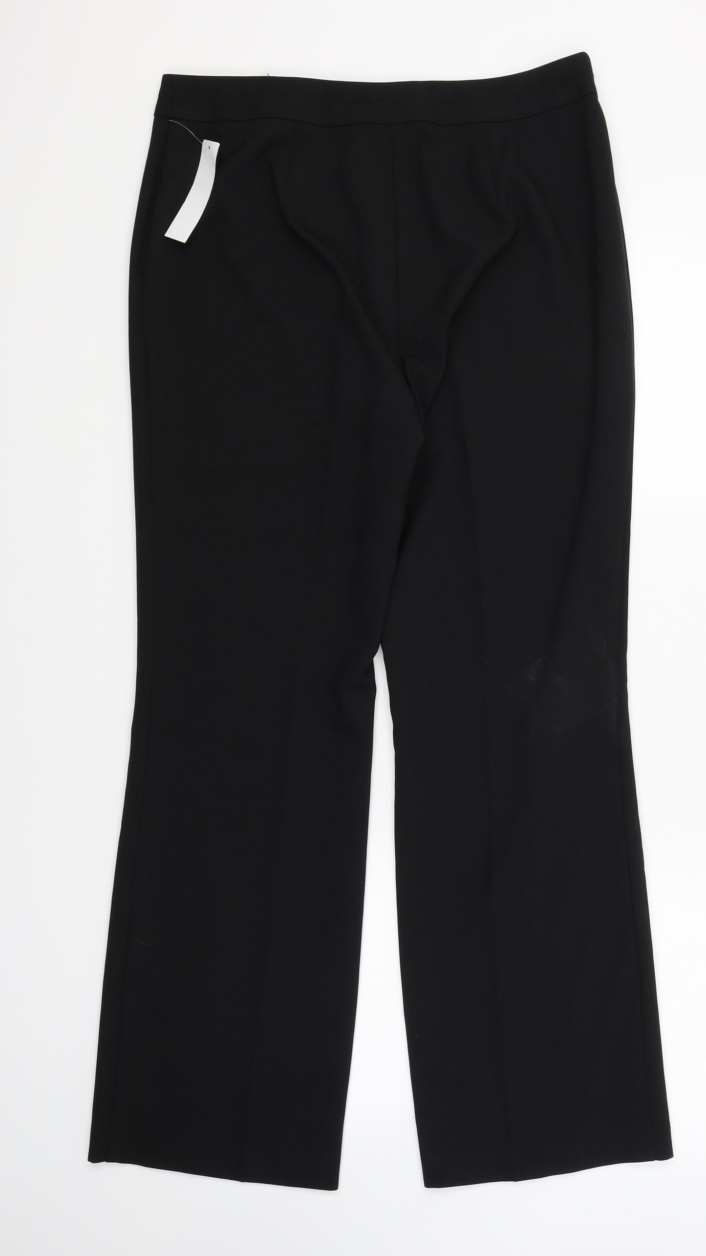 Womens UK Size 12 Papaya Regular Fit  Black Trousers