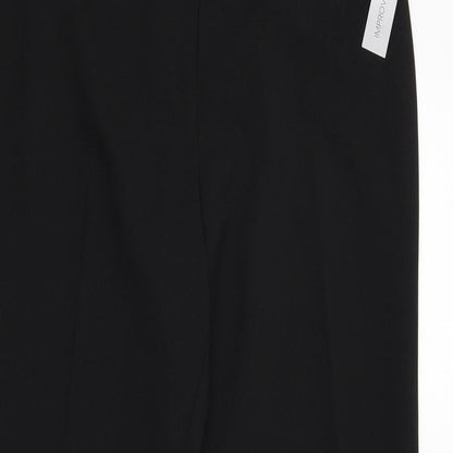 Womens UK Size 12 Papaya Regular Fit  Black Trousers