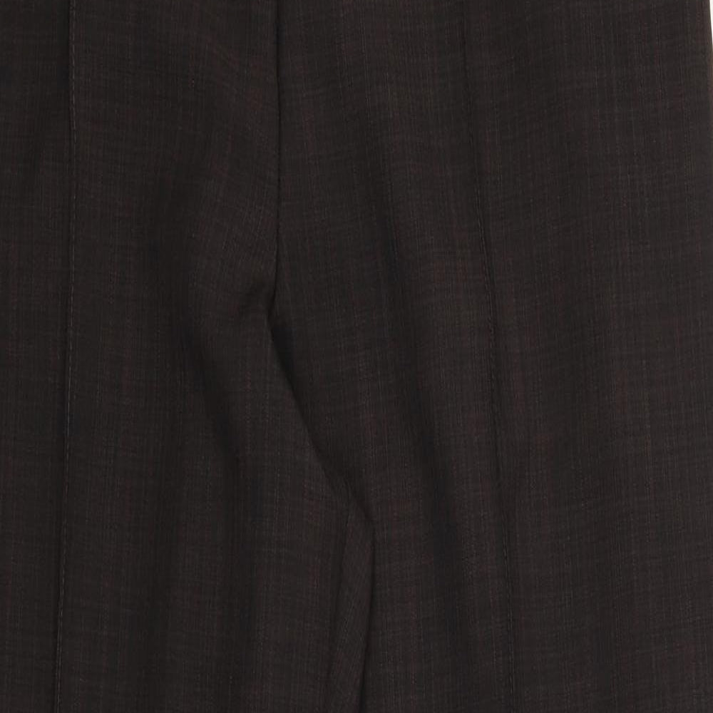 Womens UK Size 12 Marks and Spencer Regular Fit  Brown Trousers