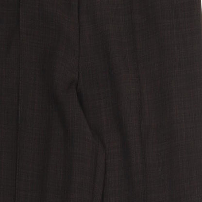 Womens UK Size 12 Marks and Spencer Regular Fit  Brown Trousers