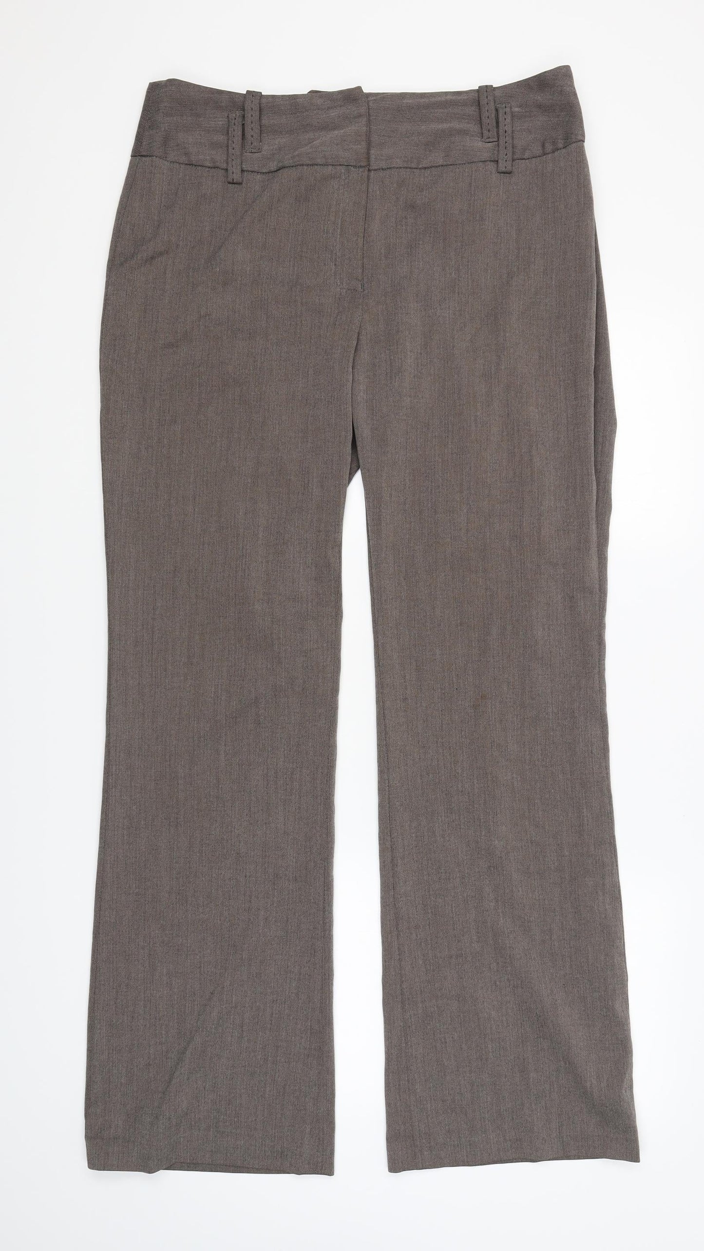 Womens UK Size 14 NEXT Regular Fit  Brown Trousers