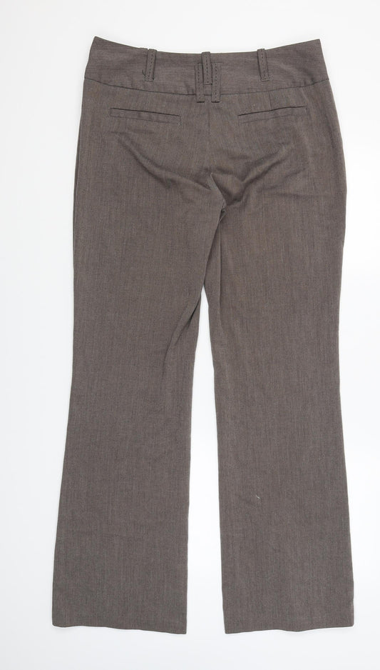 Womens UK Size 14 NEXT Regular Fit  Brown Trousers