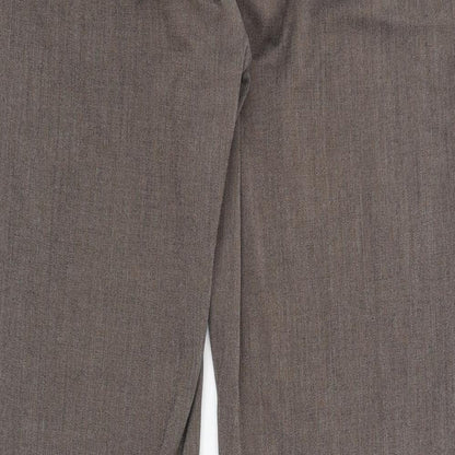 Womens UK Size 14 NEXT Regular Fit  Brown Trousers