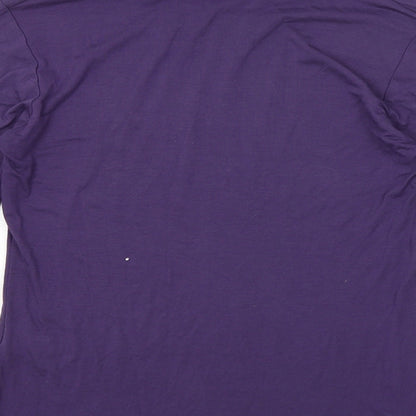 Text Womens Purple   Pullover Jumper Size S
