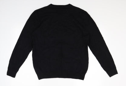 ACW85 Womens Black   Pullover Jumper Size L
