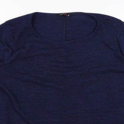Amy K Womens Blue  Knit Pullover Jumper Size 18