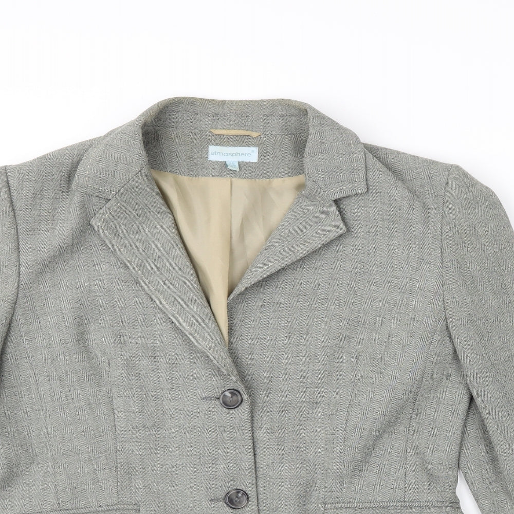 Atmosphere Womens Grey   Jacket Suit Jacket Size 16