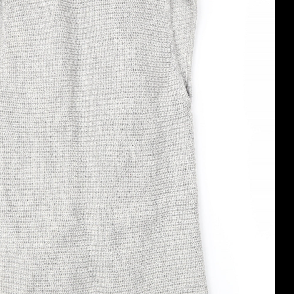 M&S Womens Grey   Cardigan Jumper Size L