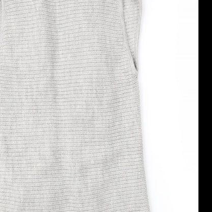 M&S Womens Grey   Cardigan Jumper Size L