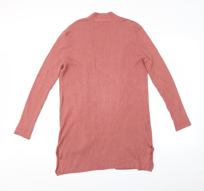M&Co Womens Pink   Cardigan Jumper Size 14
